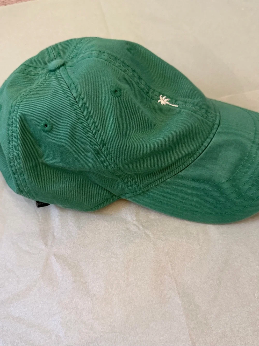 Green Palm Embroidered Baseball Cap